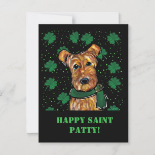 AIREDALE TERRIER POSTKARTE