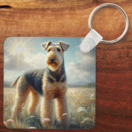Airedale Terrier Schlüsselanhänger