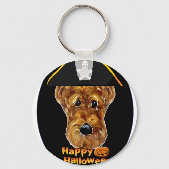 AIREDALE TERRIER SCHLÜSSELANHÄNGER (Vorderseite)