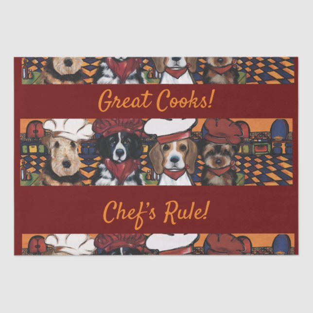 Airedale Terrier Seidenpapier (Vorderseite)