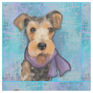 Airedale Terrier Stoff