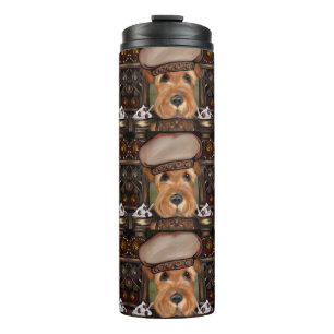 Airedale Terrier  Thermosbecher
