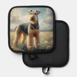Airedale Terrier Topflappen