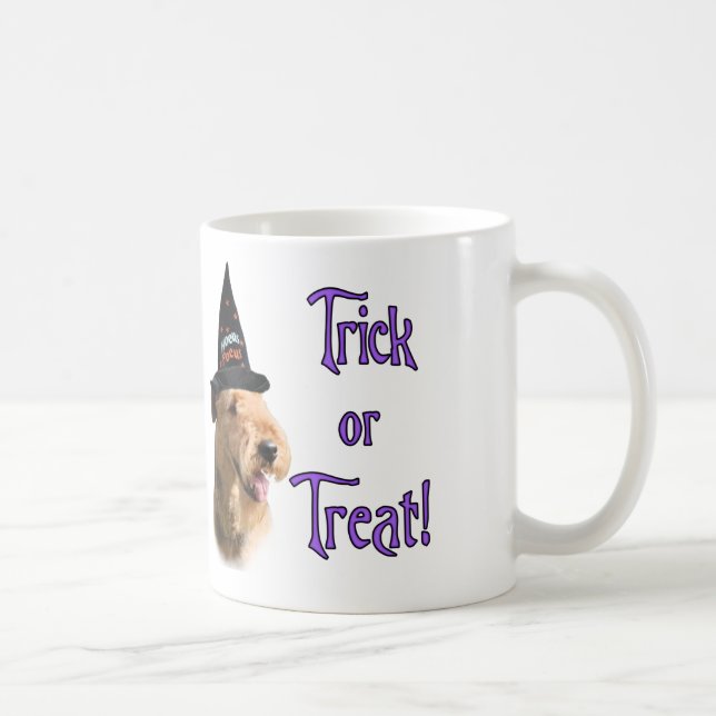 Airedale Terrier Trick Kaffeetasse (Rechts)