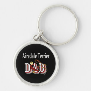 Airedale Terrier Vater Schlüsselanhänger
