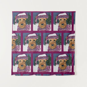 AIREDALE TERRIER WANDTEPPICH