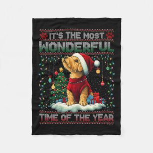 Airedale Terrier Weihnachtsbaum Dekorationen Dog L Fleecedecke