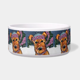 Airedale Terriers Napf