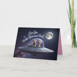 Airedale Valentine Card Feiertagskarte