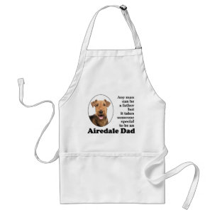 Airedale Vater Schürze