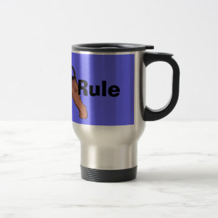 Airedales Reisebecher