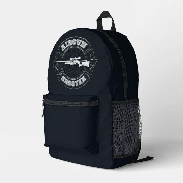 Airgun Shooter Bedruckter Rucksack (Rückseitige Ecke Rechts)