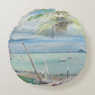 Airlie Strand Australien. 1998 Rundes Kissen