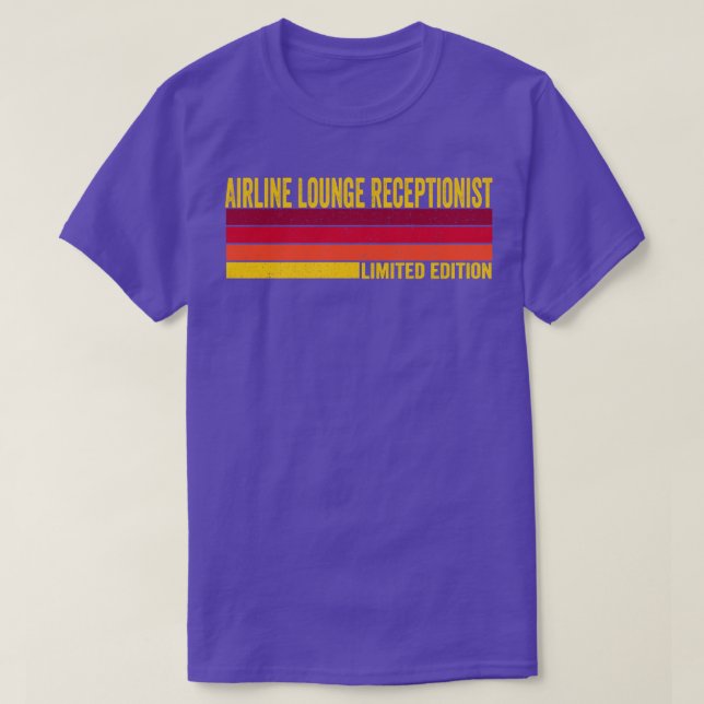 Airline Lounge Receptionist T-Shirt (Design vorne)