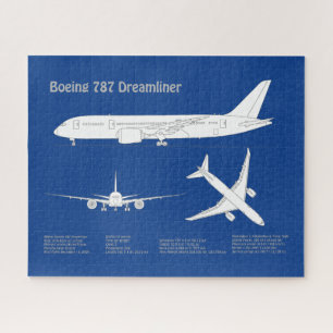 Airliner 787 - Flugzeugkonzept Zeichn Plan ABD