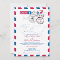 Airmail New York, Schottland und Griechenland Wedd