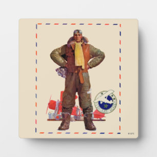 Airmail Pilot Fotoplatte