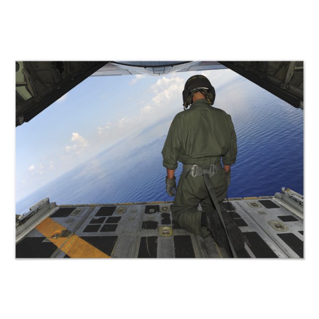 Airman beobachtet den Golf von Mexiko Fotodruck (Vorne)