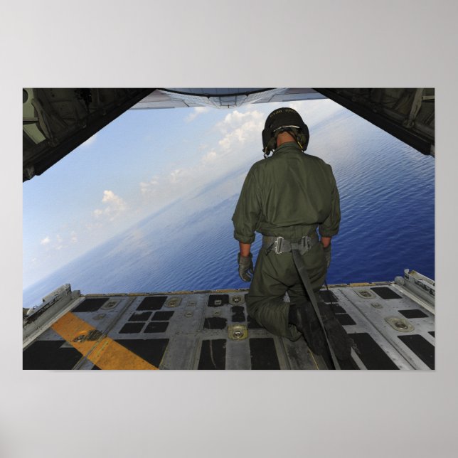 Airman beobachtet den Golf von Mexiko Poster (Vorne)