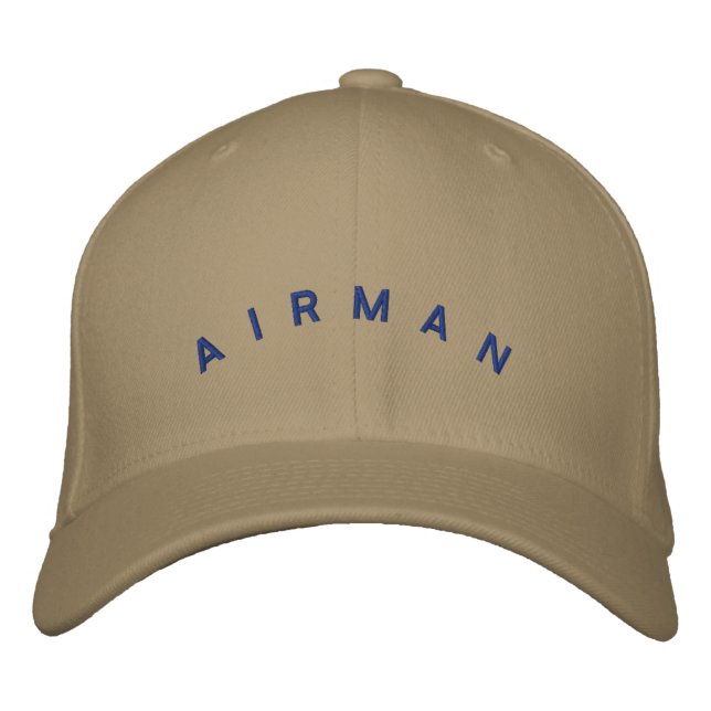 Airman Hat Bestickte Baseballkappe (Vorderseite)