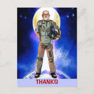 Airman Style Poster Card Postkarte