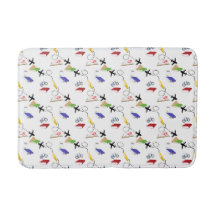 Airplane Bicycles Books Red Yellow Blue Travel