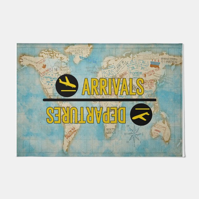 Airplane Doormat, Airport Doormat Fußmatte (Vorderseite)