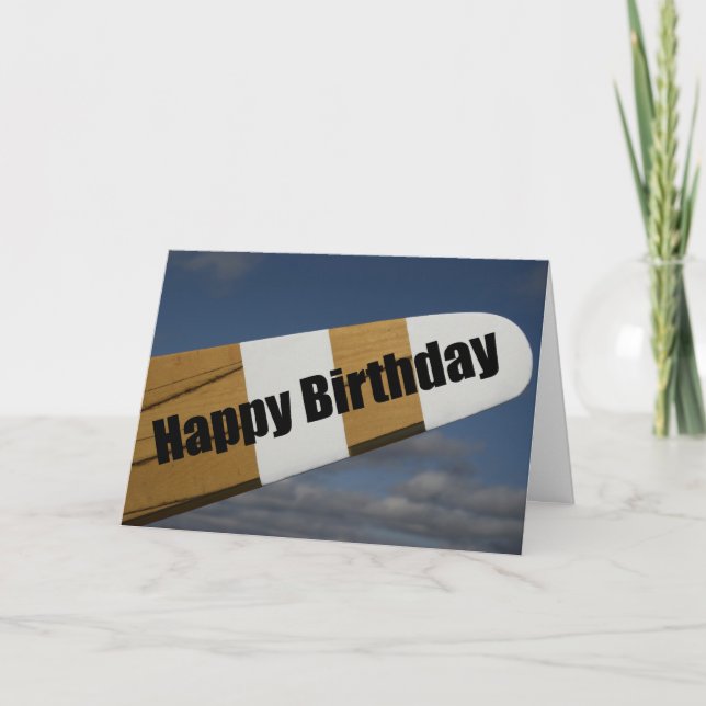 Airplane Pilot Happy Birthday Card Karte (Vorderseite)