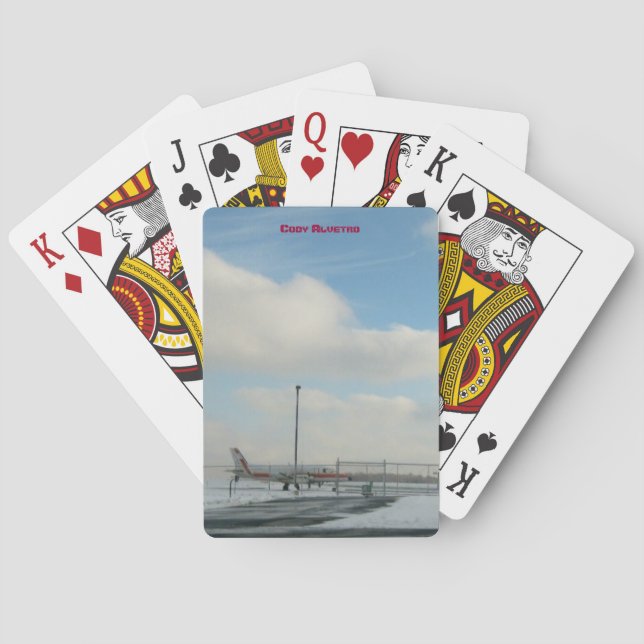 Airplane Playing Cards Spielkarten (Rückseite)