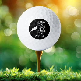 Airplane Retired Nato Phonetic Alphabet Aviation Golfball