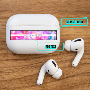 Airpods Pro Case Decorative Haut - rosa Herzen Aufkleber