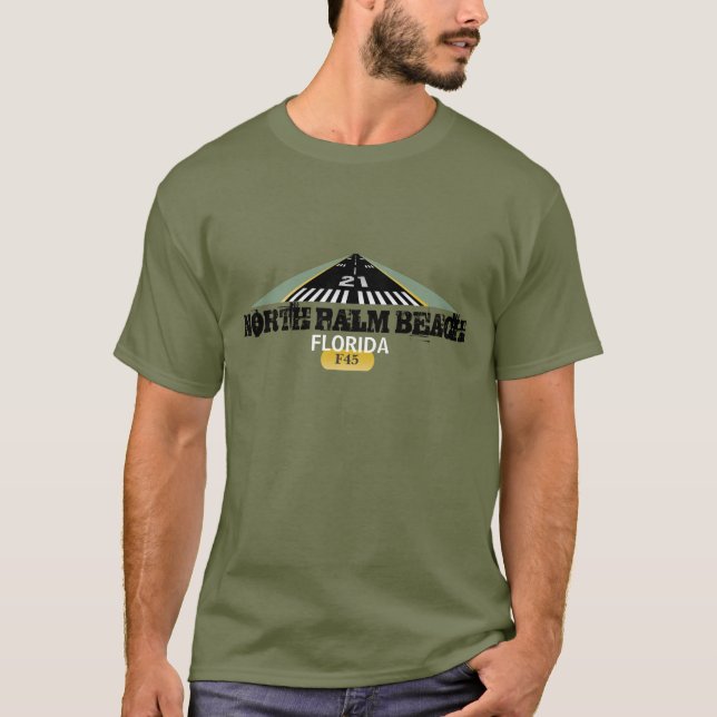 Airport Runway 21 Anpassbares Shirt Graphic (Vorderseite)
