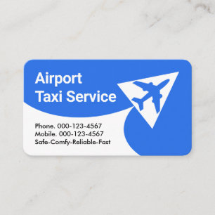 Airport-Taxi startet Visitenkarte