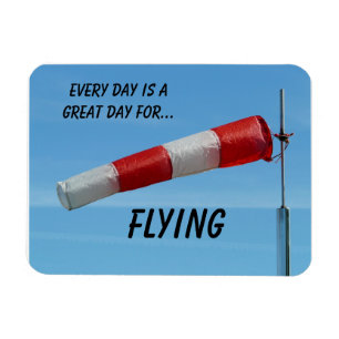 Airport Wind Sock Magnet