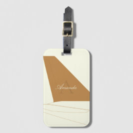 Airpplane Tail Fin Luggage Tag Gepäckanhänger
