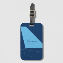 Airpplane Tail Fin Luggage Tag