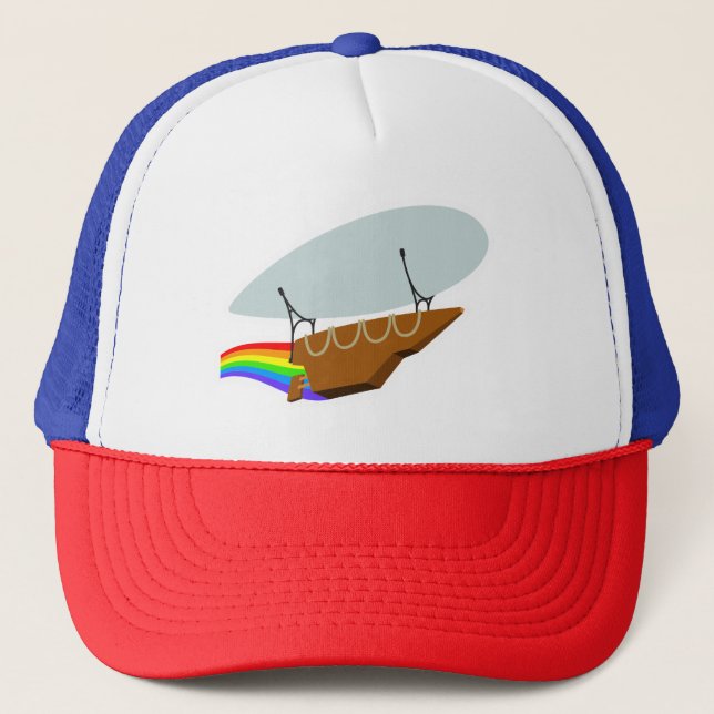 Airpusher Trippy Shippy Trucker Hat Truckerkappe (Vorderseite)