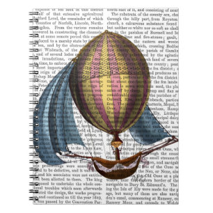 AirShip mit Blue Sails Notizblock