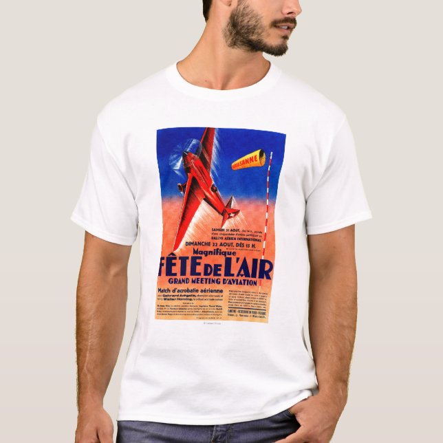 Airshow, das Haryse Hilsz fördernden Posten T-Shirt (Vorderseite)