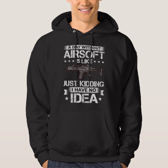 Airsoft Gun Game Shooting Training Player Airsofti Hoodie (Vorderseite)