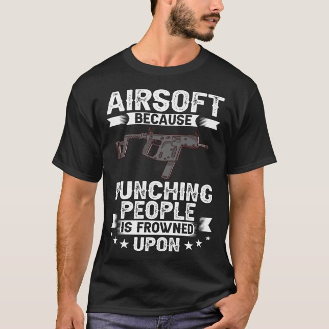 Airsoft Gun Game Shooting Training Player Airsofti T-Shirt (Vorderseite)