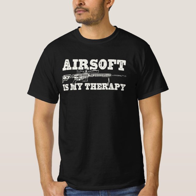 Airsoft Is My Therapy T-Shirt (Vorderseite)