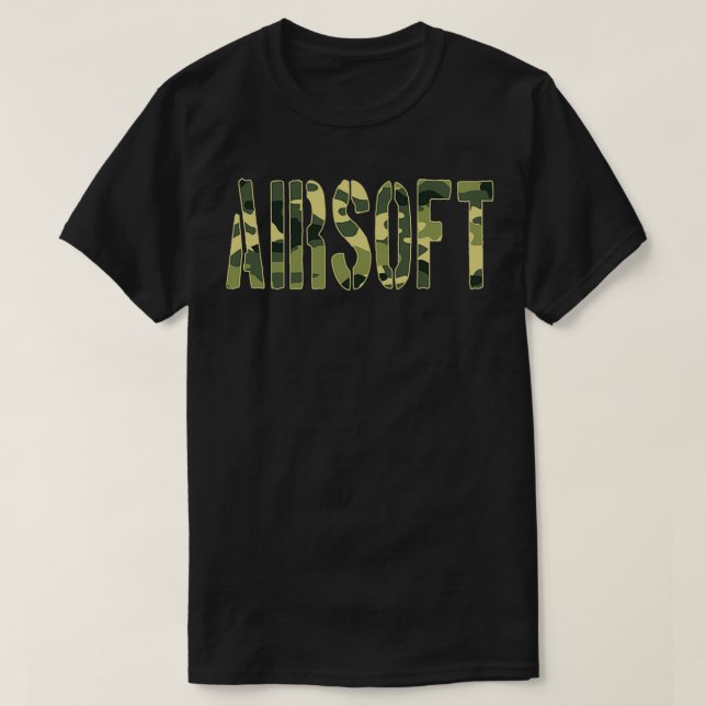 Airsoft Military Camouflage T-Shirt (Design vorne)