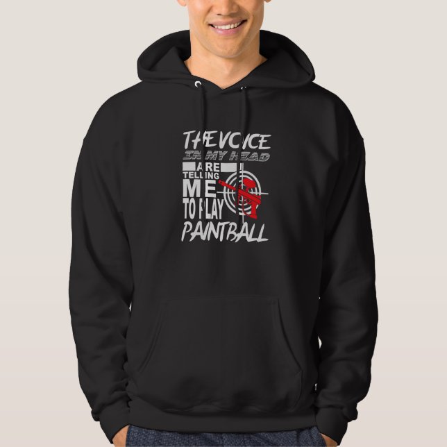 Airsoft Paintball Marker Gotcha Paintball Hoodie (Vorderseite)