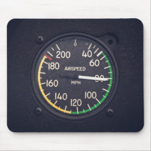 Airspeed Gauge Mousepad