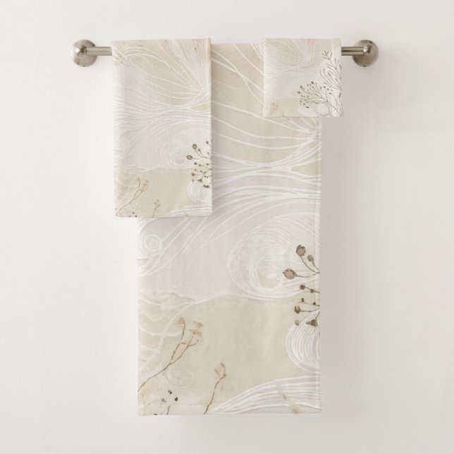 Airy Bohemian Botanical Floral String Art Design (En situation)