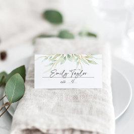 Airy Botanical Wedding Platzkarte