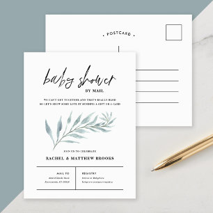 Airy Branch Baby Shower by Mail Einladung