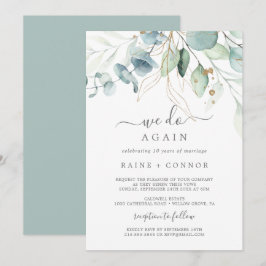 Airy Greenery & Gold Leaf Wir machen wieder einmal Einladung