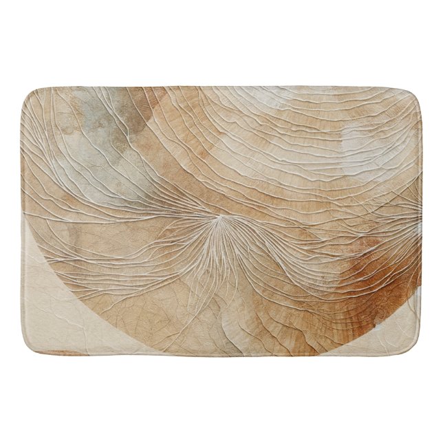 Airy Neutry Natural Elements Bohemisch Boho Badematte (Vorderseite)